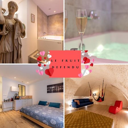 Le Fruit Defendu "Love Room" Jacuzzi Centre Ville Rouen Eksteriør bilde
